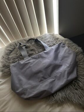 LULULEMON Lavender Canvas Tote Bag
